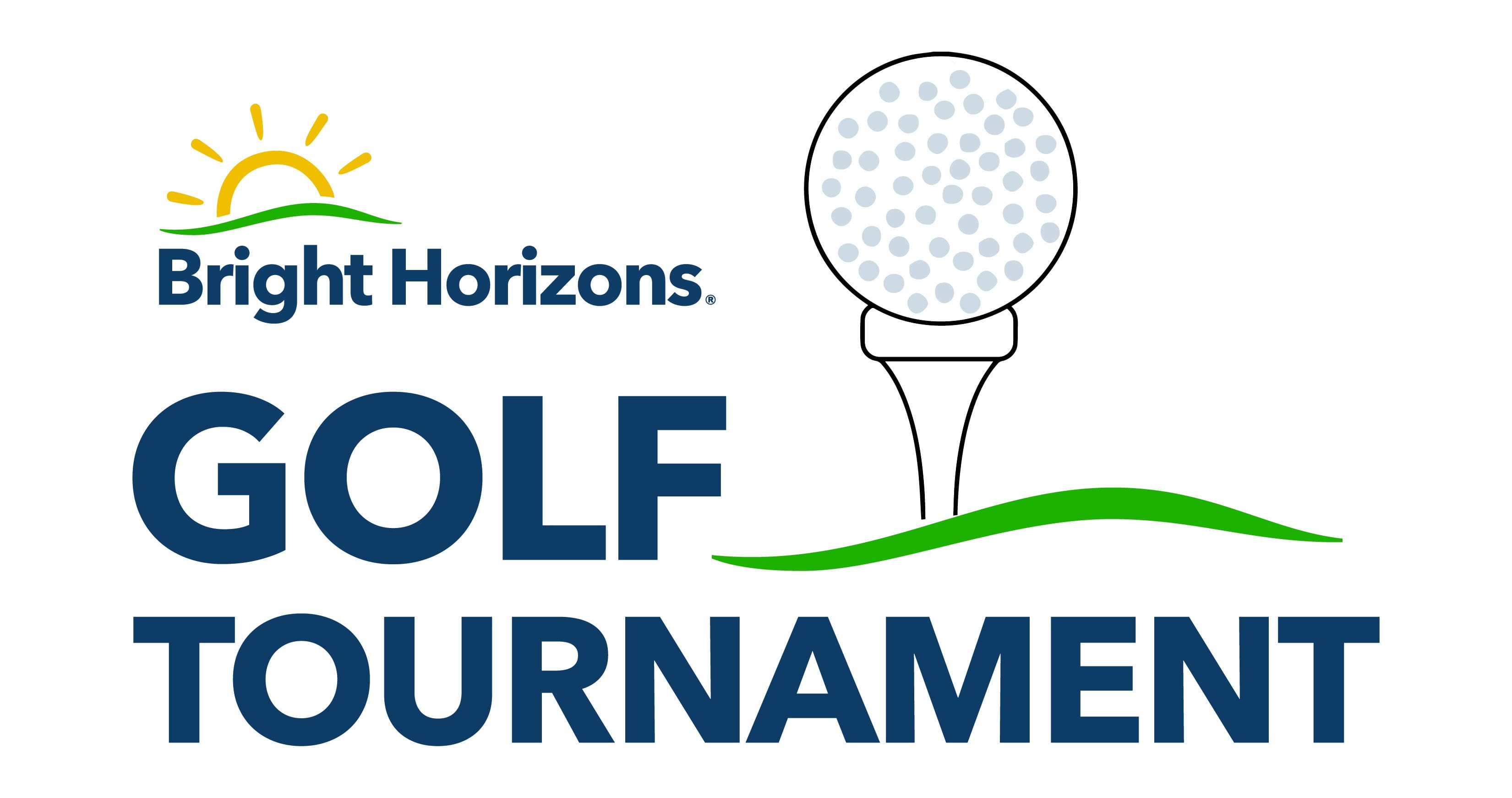 Bright Horizons golf tournament logo. 